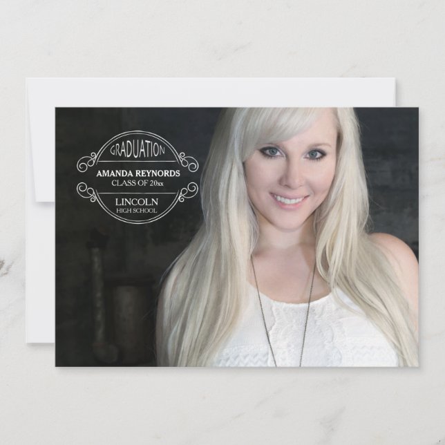 Graduation Sceau photo Faire-part de graduation (Devant)