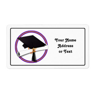 Graduation School Colours Purple and Gold