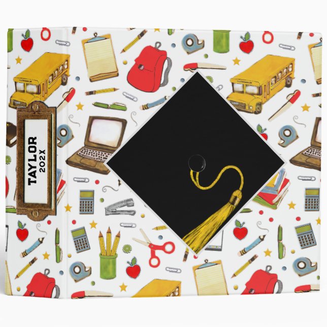 Graduation Scrapbook Binder (Front/Spine)