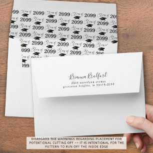 Graduation Script Class Year Return Address Envelope