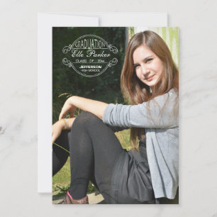 Graduation Seal Photo Graduation Announcement