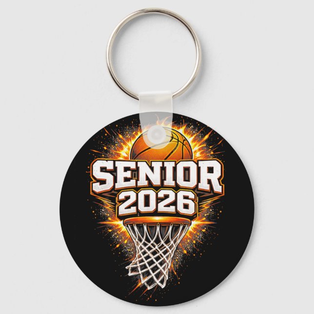 Graduation Senior 2026 Grad Student  Keychain (Front)