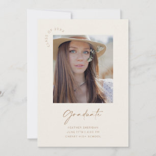 Graduation Senior Class Photo Announcement Card