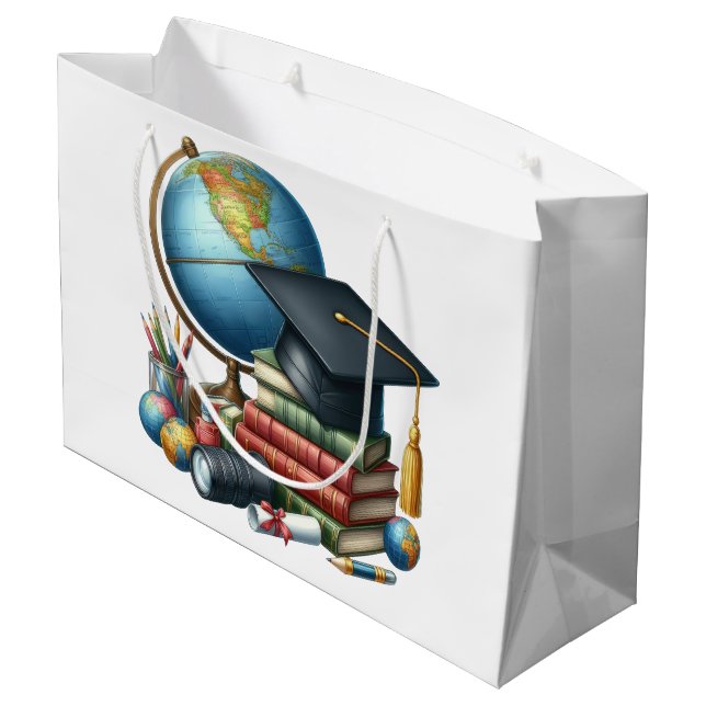 Graduation Senior  Large Gift Bag (Back Angled)