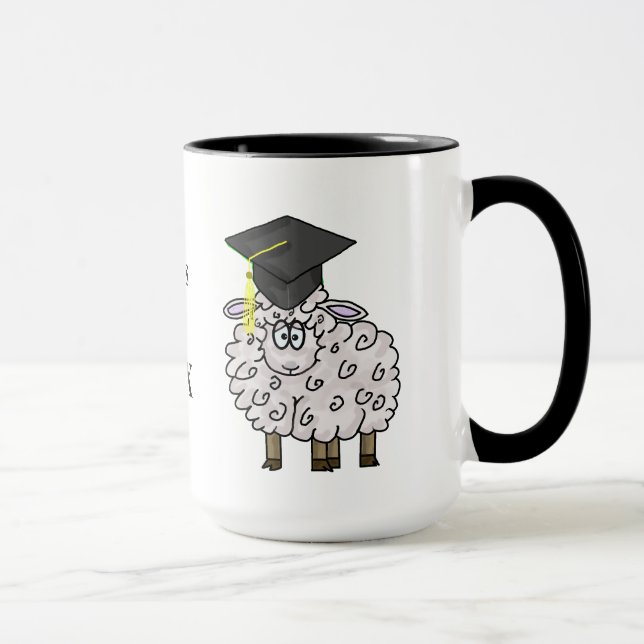 Graduation Sheepskin Mug  Customize Year! (Right)