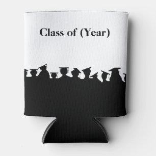 Graduation Silhouettes or Reunion Can Coolers