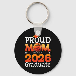Graduation Sketll Retro Proud Mom Of A 2026 Gradua Keychain