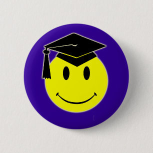 Graduation Smile Button