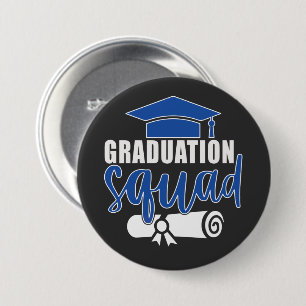 Graduation Squad 2023 Graduate 3 Inch Round Button