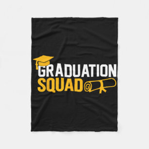 Graduation Squad Cl Of 2025 Graduation 1 Fleece Blanket