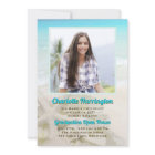 Graduation Starfish Sea n Sand Photo Announcement 