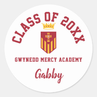 Graduation Stickers Gwynedd Mercy Academy, Custom
