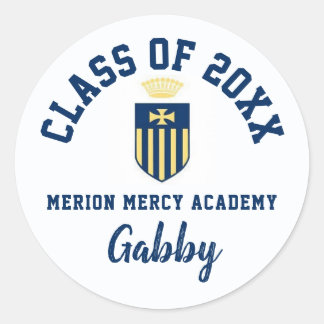 Graduation Stickers Merion Mercy Academy, Custom