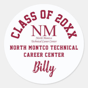 Graduation Stickers North Montco Technical Career