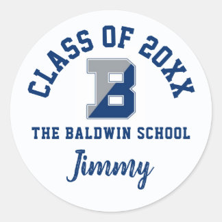 Graduation Stickers The Baldwin School, Custom
