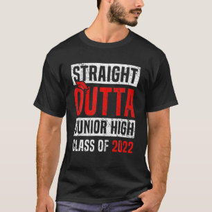 Graduation Straight Outta Junior High Class Of 202 T-Shirt