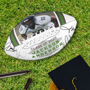 Graduation Team Name Customizable Photo Keepsake Football