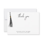 Graduation Thank You Black Tassel