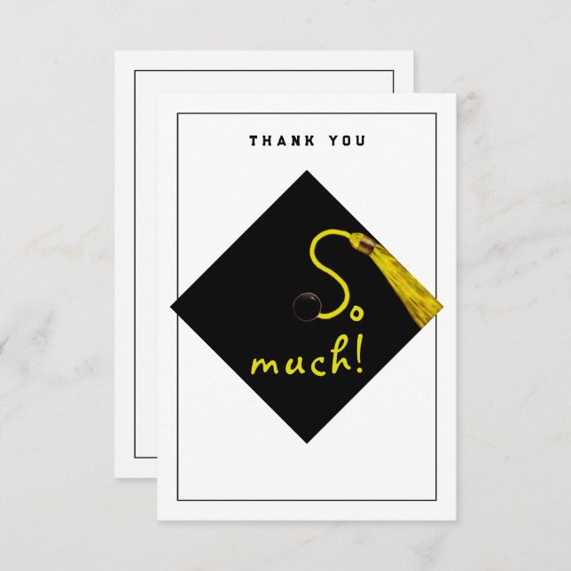Graduation Thank You Card (Front/Back)
