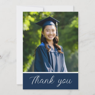 Graduation Thank You - custom Photo Card