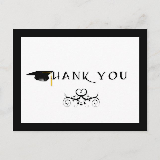 Graduation Thank You Postcard (Front)