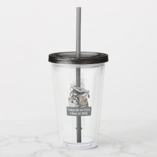 Graduation Theme Personalized Acrylic Tumbler