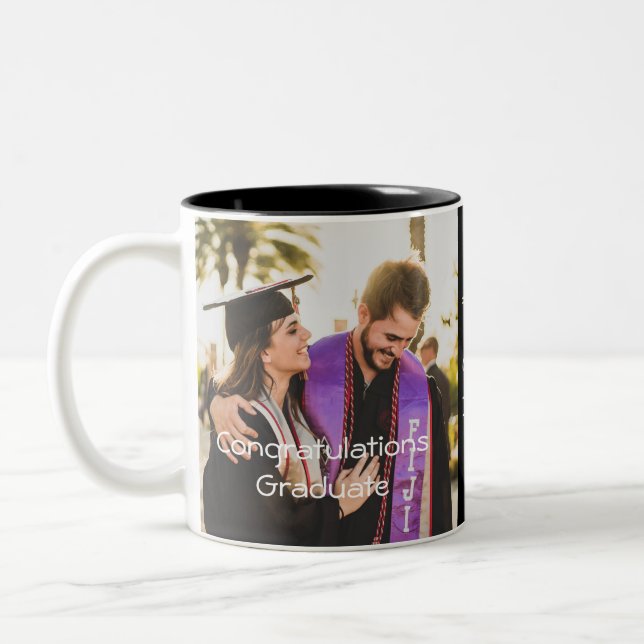 Graduation Two Tone Coffee Mug (Left)
