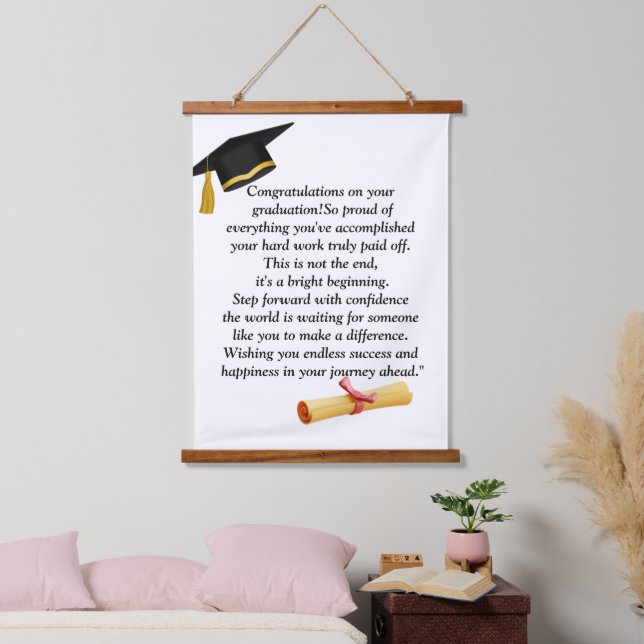 Graduation  Universal Design for all ages / Hanging Tapestry (Bedroom)