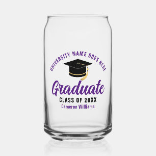 Graduation violette Personnalisée 2025 Graduate
