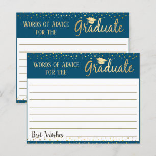 Graduation Words of Advice Paper Sheet