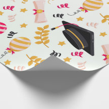 Graduation wrapping paper