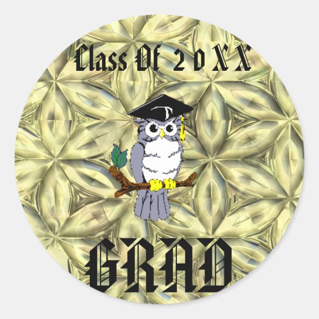 Graduations Classic Round Sticker (Front)