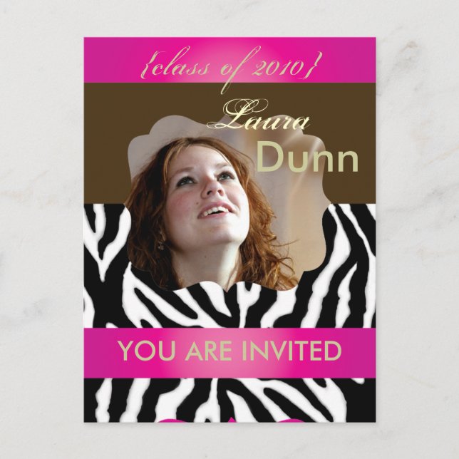 Graduations Party Invitations, photos postcards (Front)