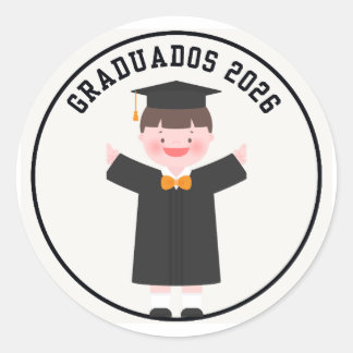 Graduatos 2026 Cute Graduation Sticker \