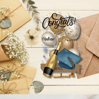 Graducation Card Acrylic Invitations