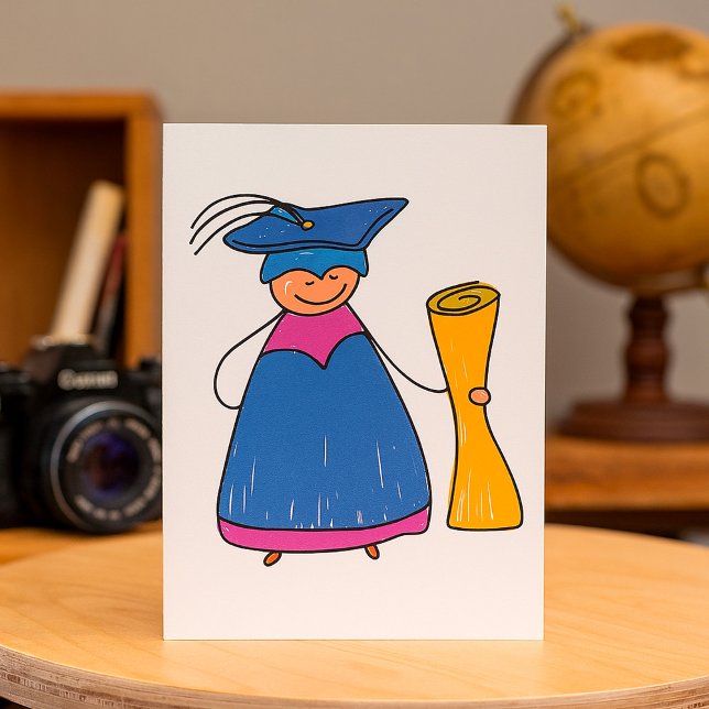Gradute With A Diploma Greeting Cards (Creator Uploaded)