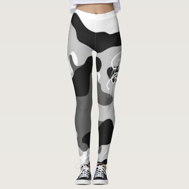 GRAFFIT DRIPPING PAINT LEGGINGS (Front)