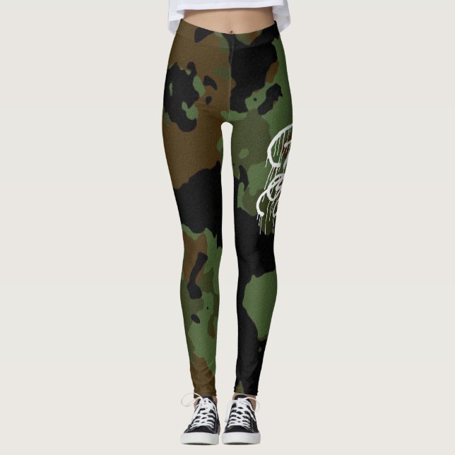 GRAFFIT DRIPPING PAINT LEGGINGS (Front)