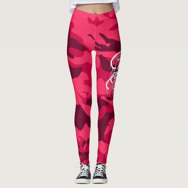 GRAFFIT DRIPPING PAINT LEGGINGS (Front)