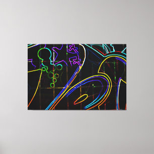 Graffiti 10 60x40 (150x100cm) waccna canvas print