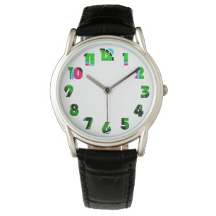 Graffiti 12 Number Overlay Mens cn Watch