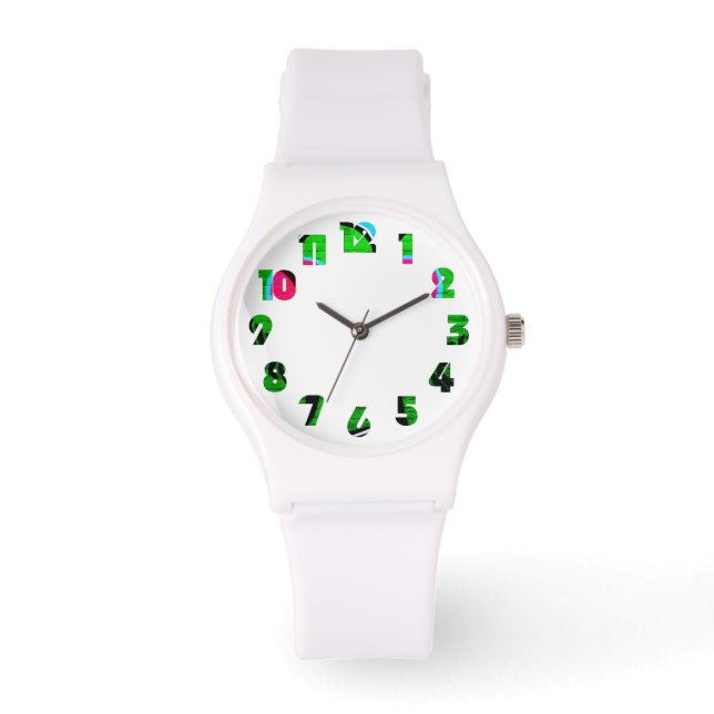 Graffiti 12 Number Overlay wacna Watch (Front)