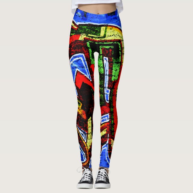 Graffiti 17 lecna leggings (Front)