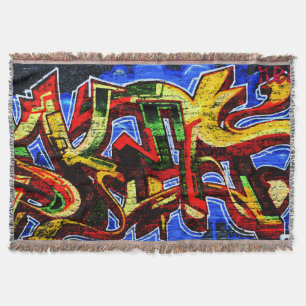 Graffiti 17 tbcn throw blanket