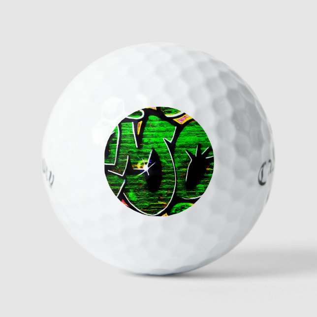 Graffiti 18 css gbcna golf balls (Front)