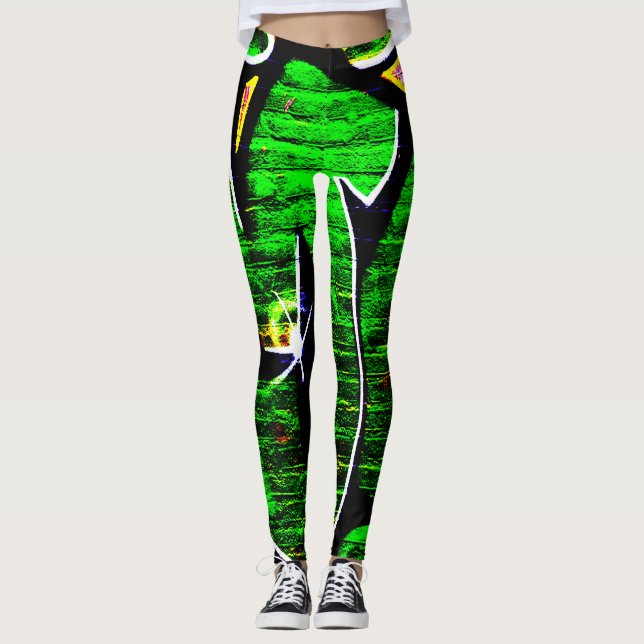 Graffiti 18 lecna leggings (Front)