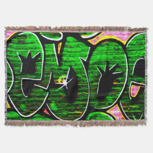 Graffiti 18 tbcn throw blanket
