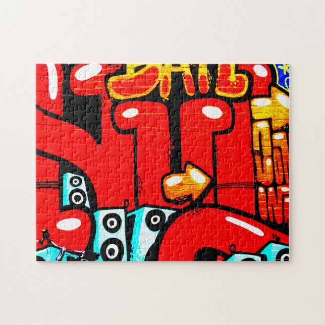 Graffiti 19 11x14 252pc jpcnm jigsaw puzzle (Horizontal)