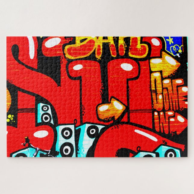 Graffiti 19 20x30 1014pc jpcna jigsaw puzzle (Horizontal)