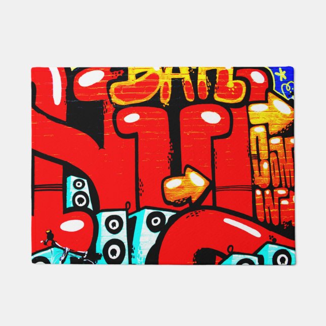 Graffiti 19 dmcna doormat (Front)